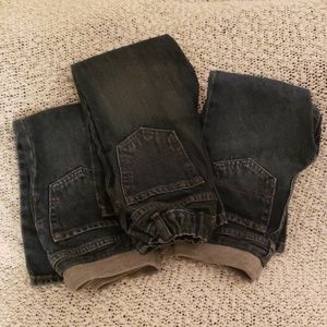 Set of 3 pairs of Blue Jeans